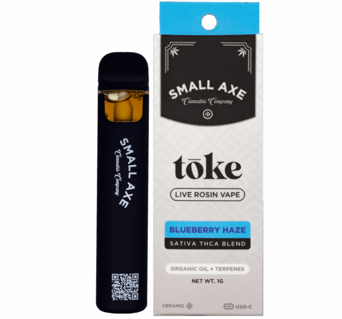 Small Axe Toke THCA Vape – Blueberry Haze