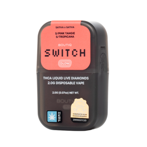 Boutiq_switch_V4_thca_disposable vape_2g - Pink Tangie + Tropicana (Glow Edition)