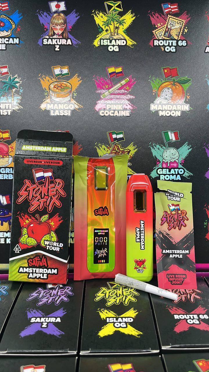 Stoner Stix Amsterdam Apple 2G Disposable - Image 2