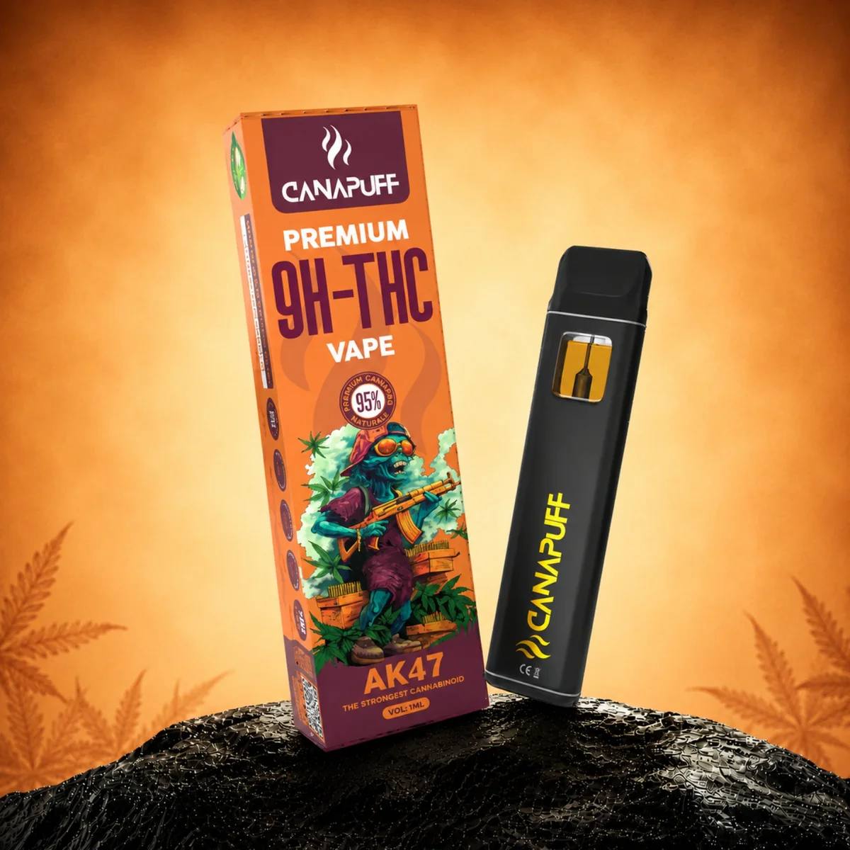 Canapuff 9H-THC Vape — AK47 95%