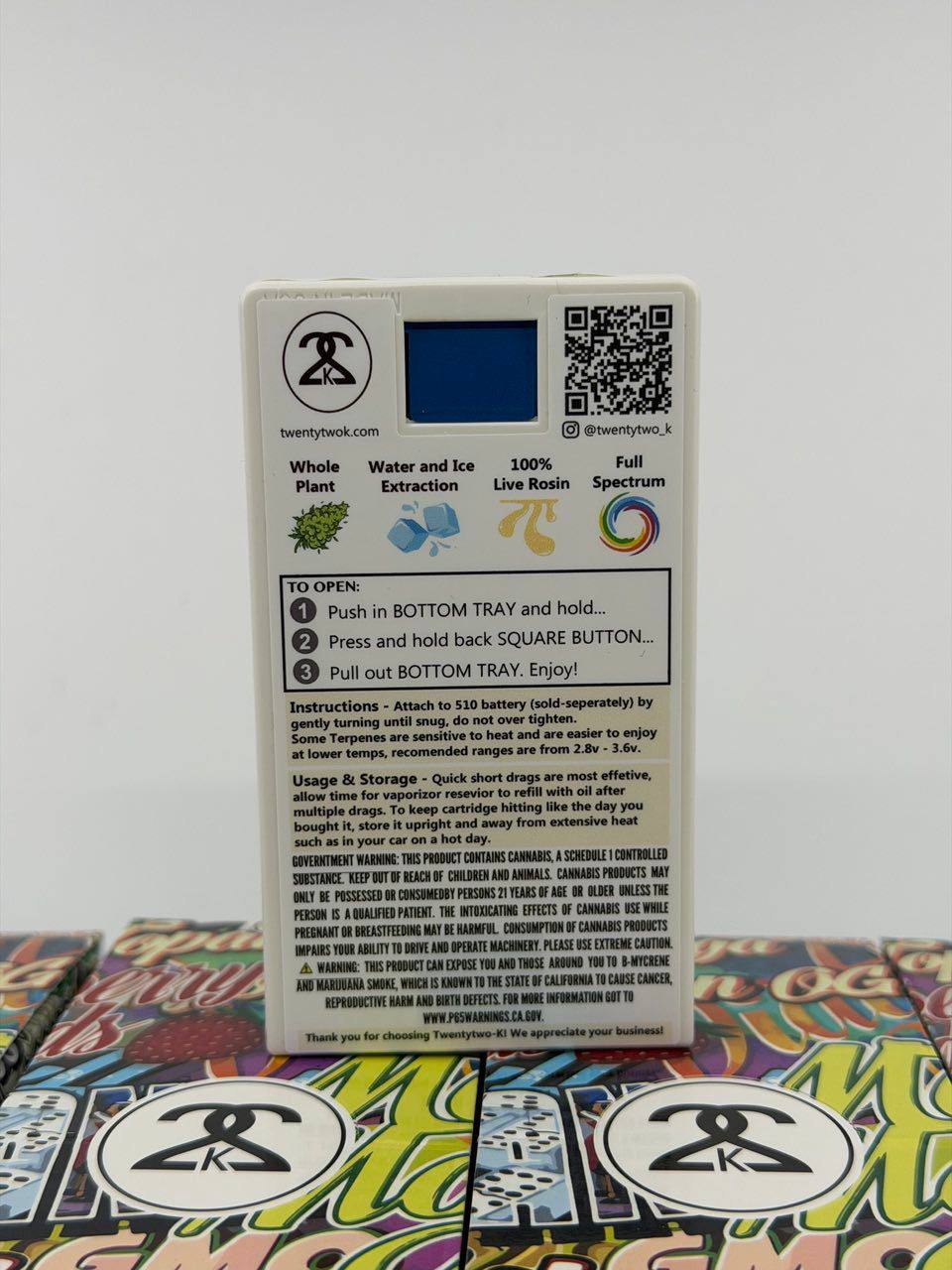 22K GMO Funk Liquid Hash Rosin 1.0ml Cartridge - Image 2