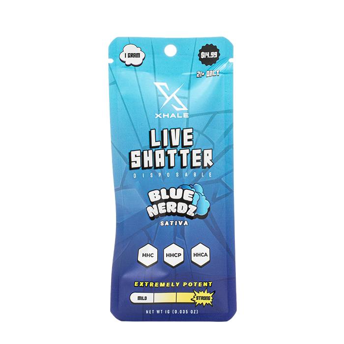 Xhale HHC Live Shatter Disposable 1G - Image 3